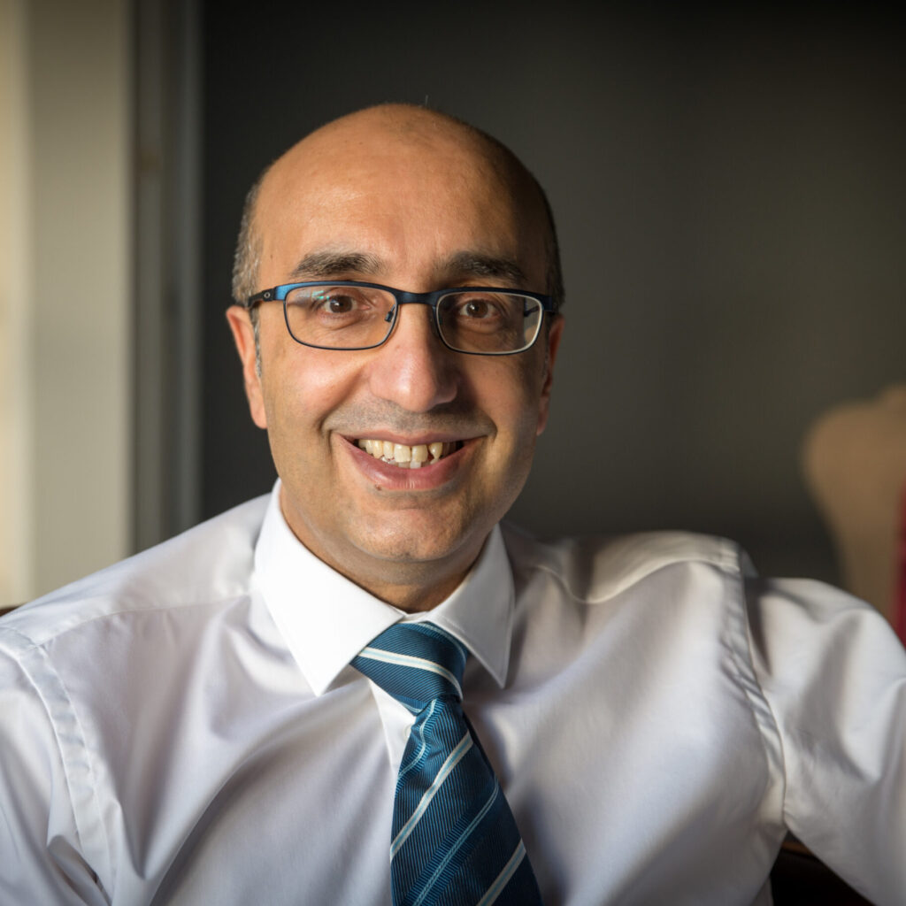 Head shot of Dr Talat Mushtaq, current secretary of BPABG